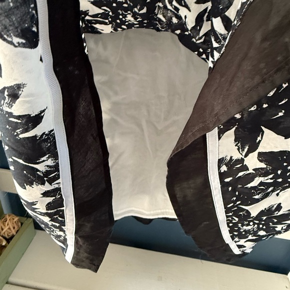 Jones New York Black and White A-Line Knee-Length Skirt - Picture 7 of 9